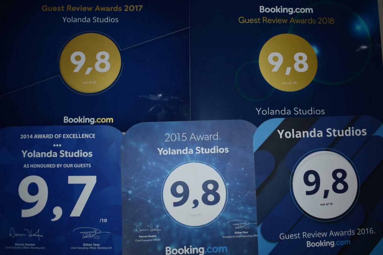 Yolanda Studios Paralia Agias Foteinis 외부 사진